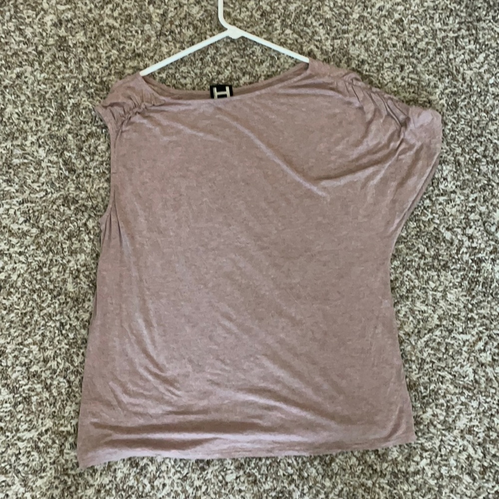👍6 for 20👍   Halogen geometric cut tee